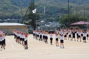 ３・４年運動会練習２